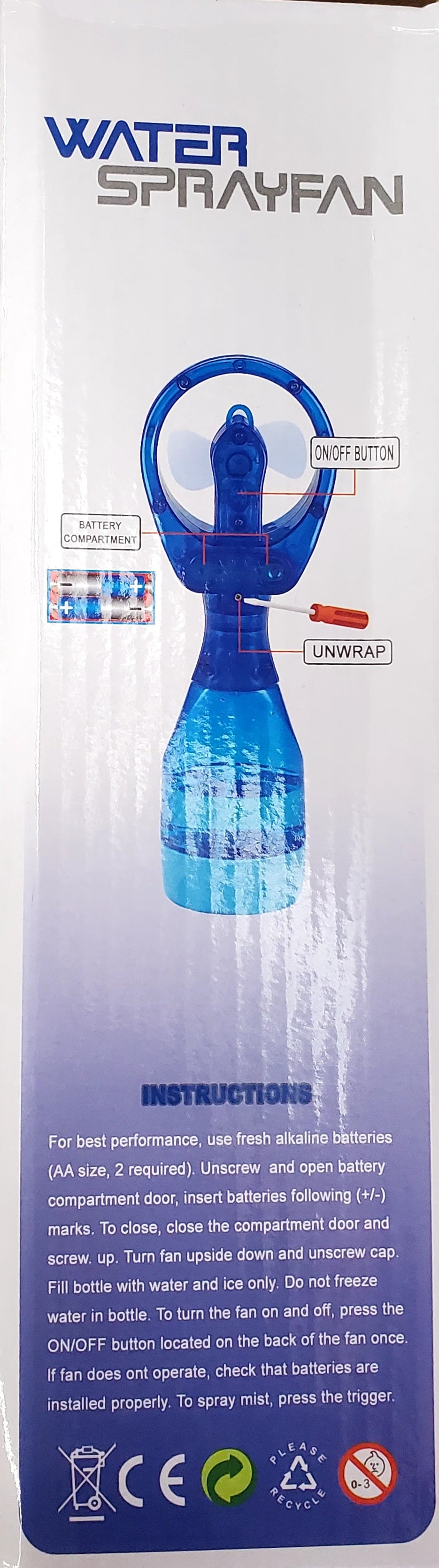 Water Spray Fans