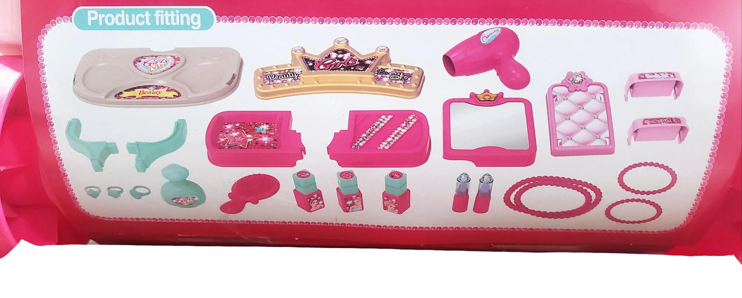 2 in 1 Girls Beauty Set Little Luggage