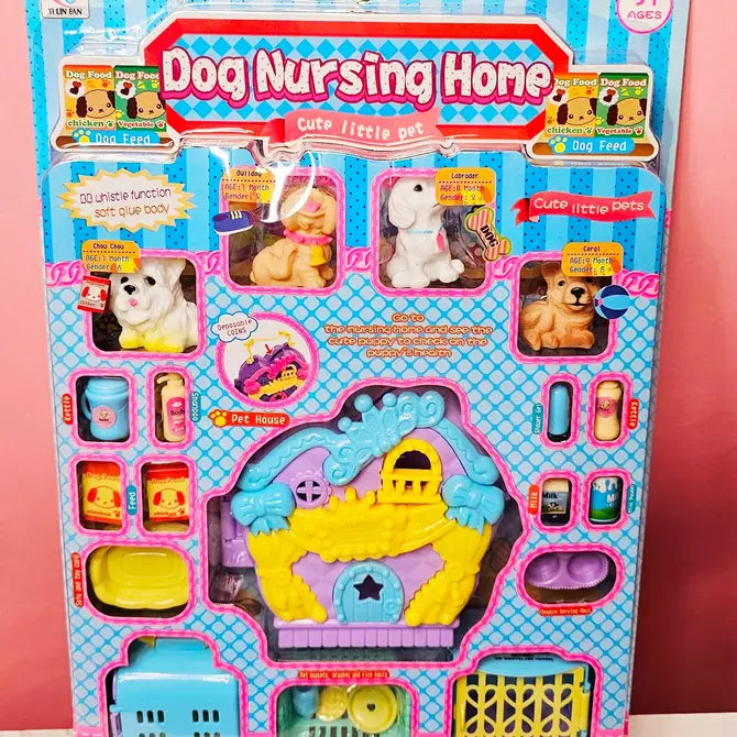 24 Piece Bulk Buy Dog Nursing Home Playset
