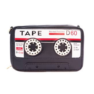 Cassette Tape Cross Body Bag