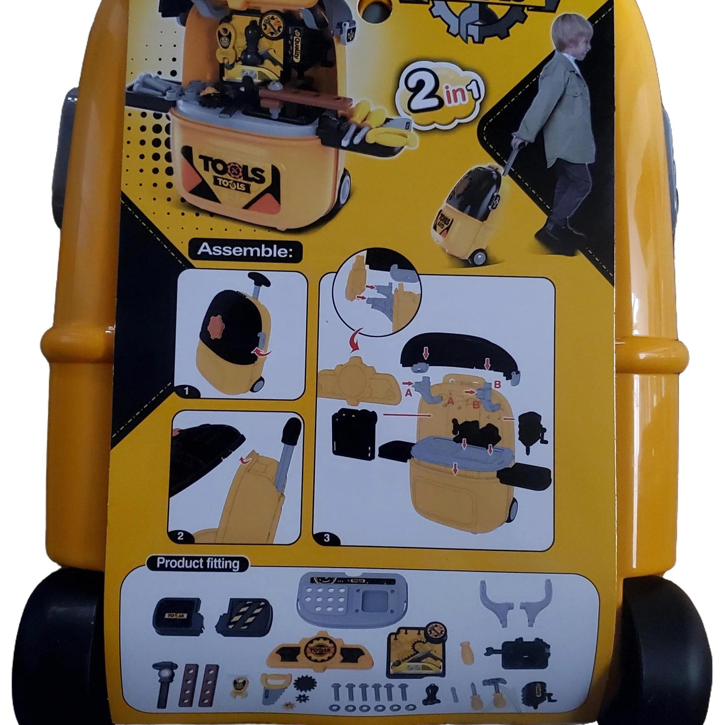 Tool Luggage Playset Yellow