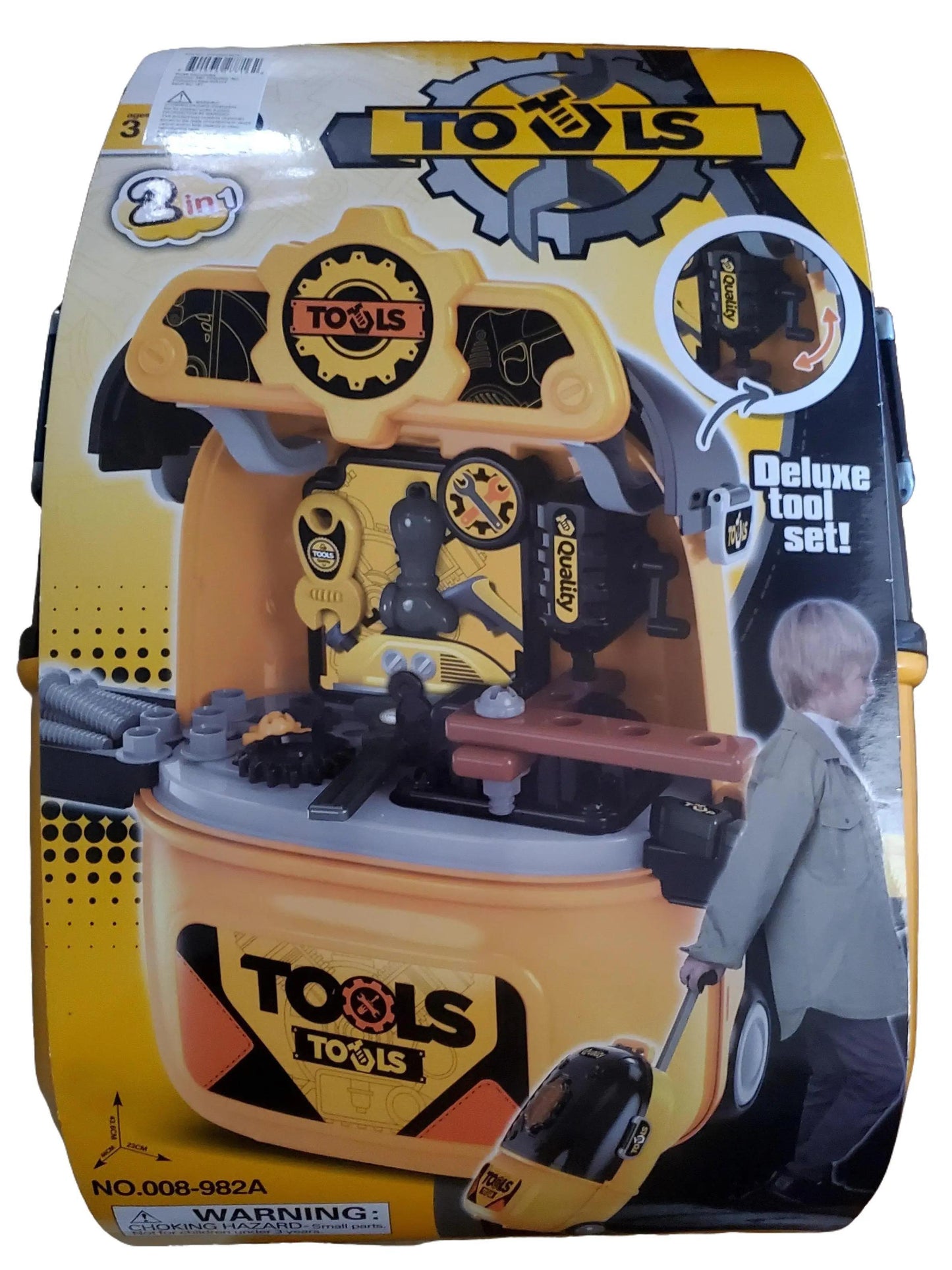 Tool Luggage Playset Yellow