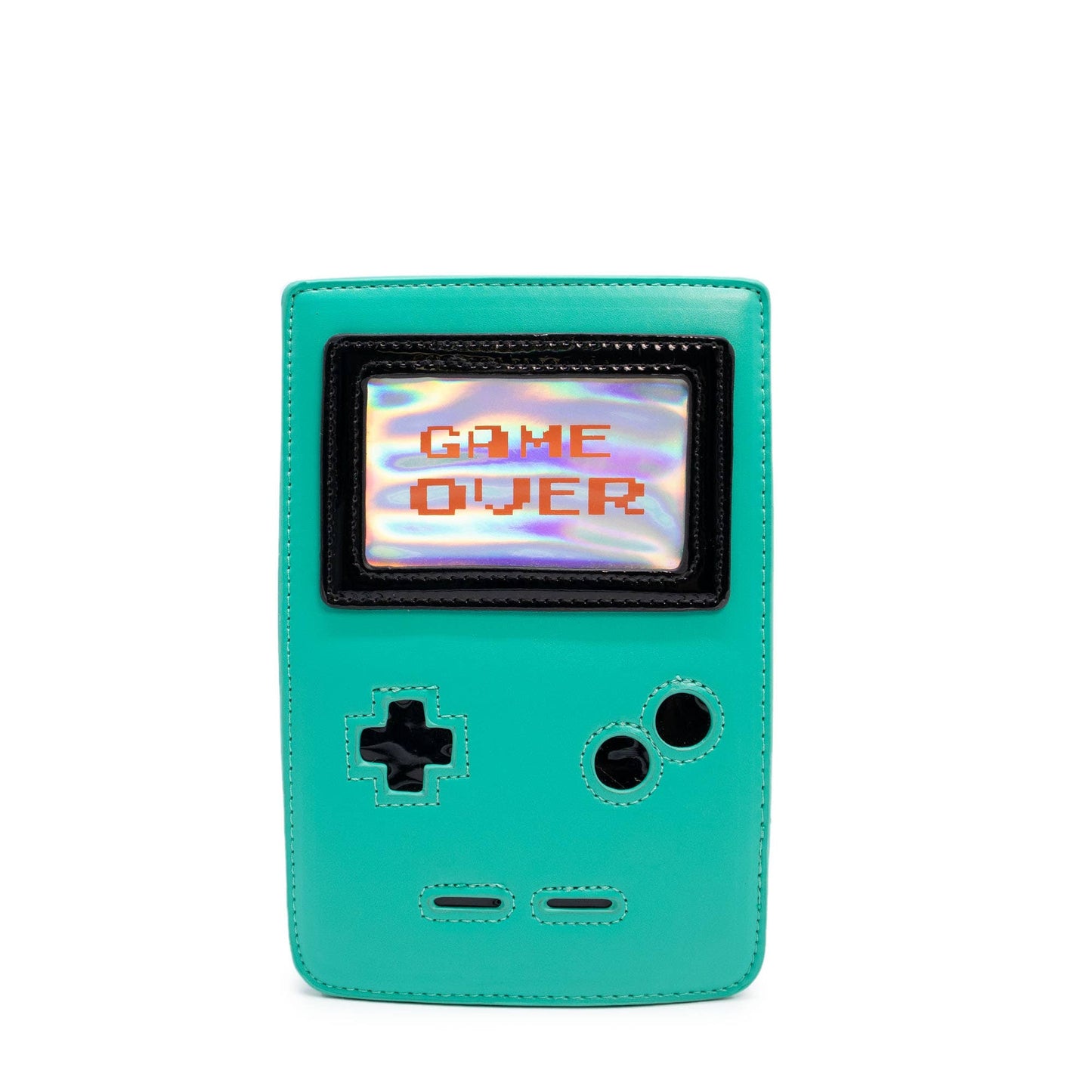 Retro 8-Bit Gamer Handbag: Green
