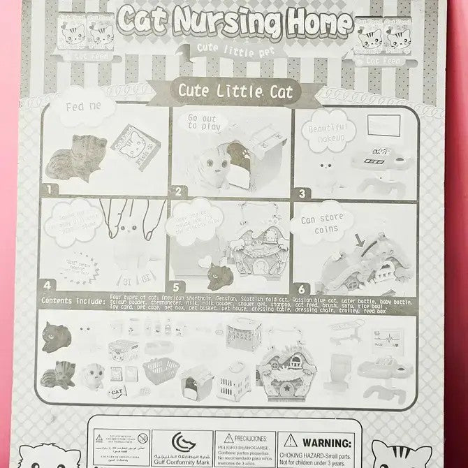 24 Piece Bulk Buy Cat Nursing Home Playset