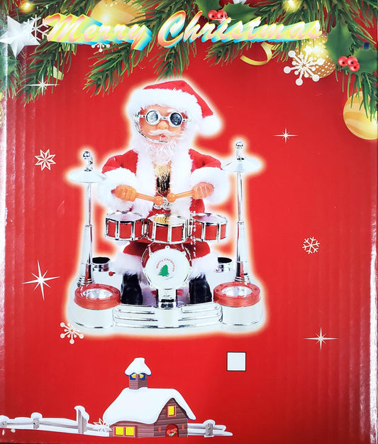 Santa Ornament Drummer