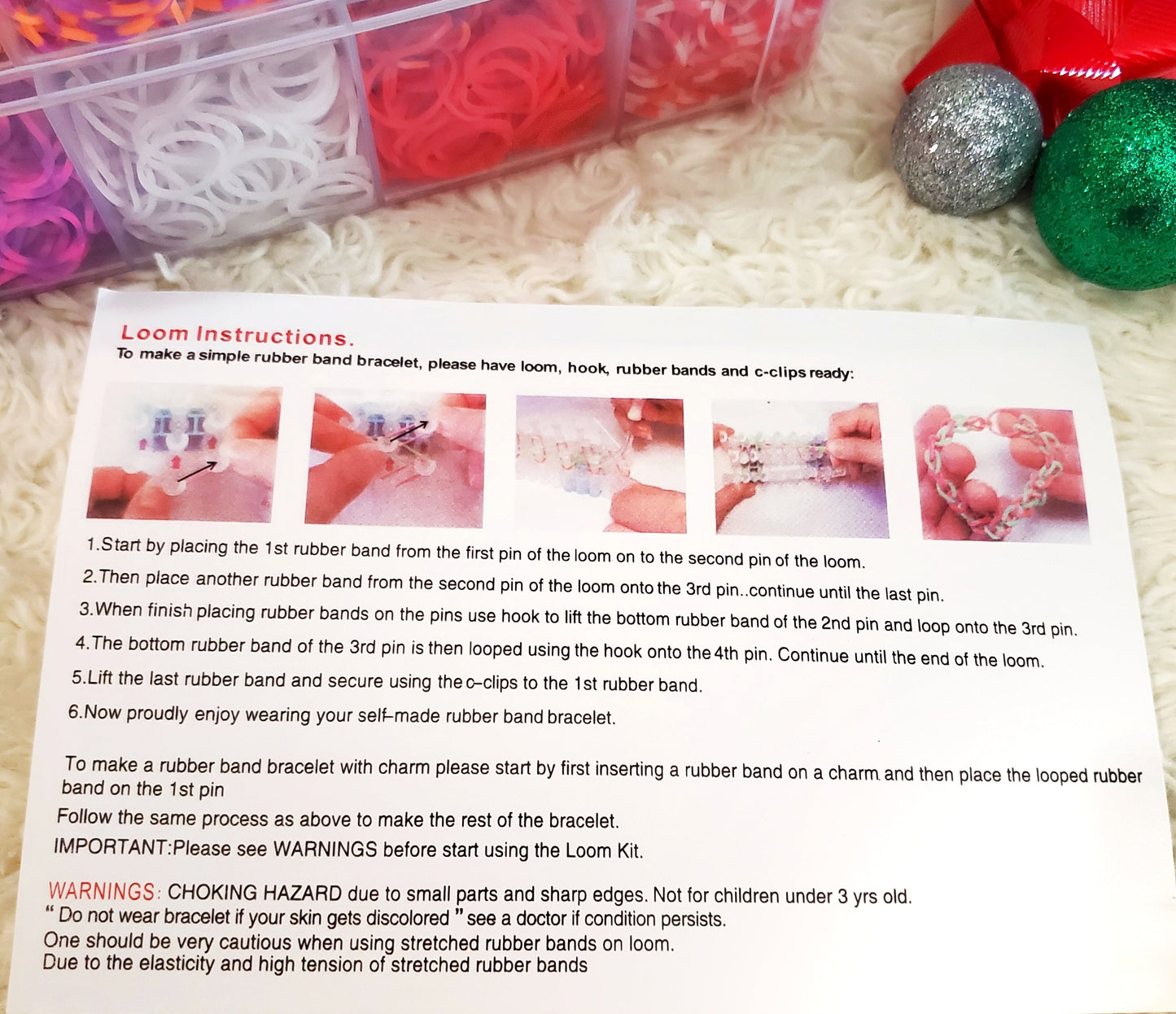 2500+ Rubber Brand Loom Bracelet Kit